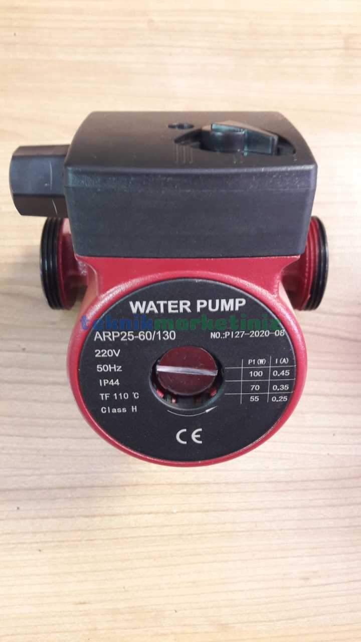 arp25-60-130-uc-hizli-sirkulasyon-devirdaim-pompasi-25-6-130-kombi-kazan-kalorifer-isitma-sirkulasyon-pompasi-100-watt-üç hızlı sirkülasyon pompası