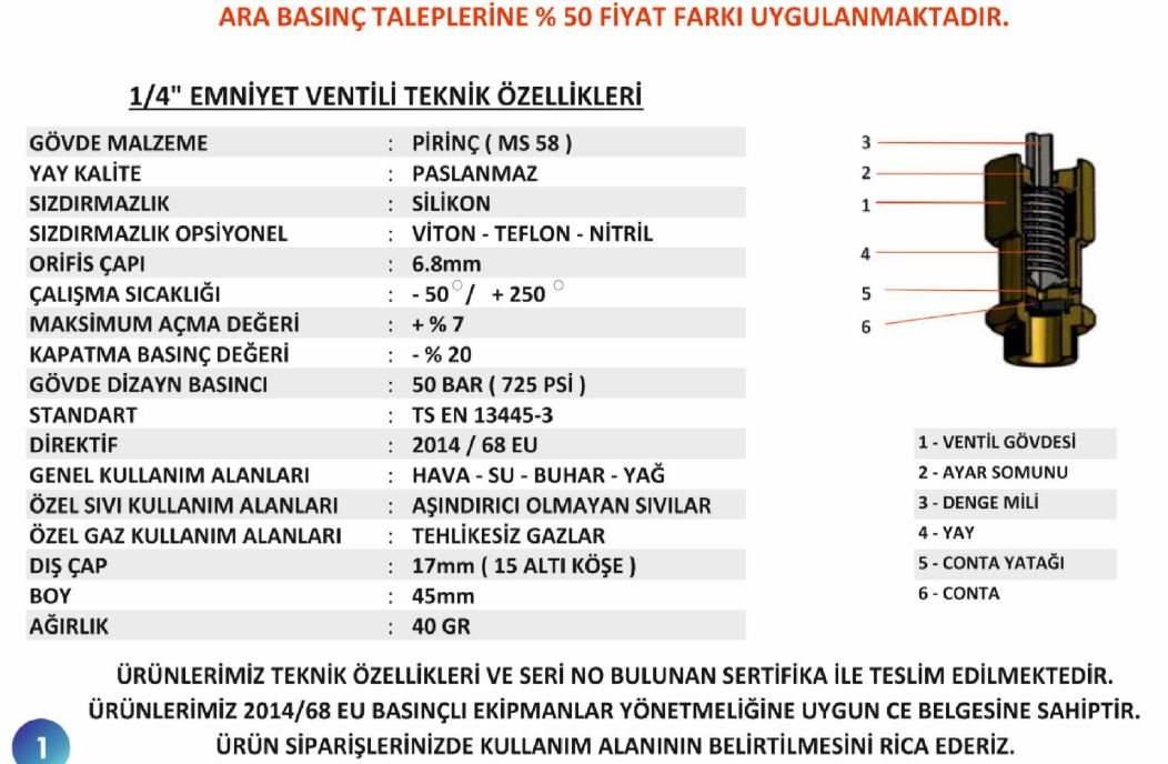teknik-özellikleri-1-4-yks-emniyet-ventili-kompresör-emniyet-ventili-sabit-basınçlı-emniyet-ventili-2-20-bar-arası