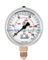 Ø63mm Alttan Bağlantılı Gliserinli (Sıvı Dolgulu) Manometre, Basınç Ölçerler