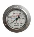 Ø63mm Önden Flanşlı Arka Bağlantılı Gliserinli (Sıvı Dolgulu) Manometreler