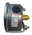 Ø63mm Panotip Arka Bağlantılı Gliserinli (Sıvı Dolgulu) Vakummetre, Vakum Ölçer