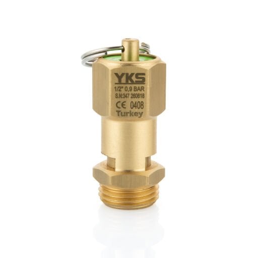 1/2'' 0.1 Bar - 1.9 Bar Ce Belgeli Mühürlü Düşük Basınç Emniyet Ventilleri