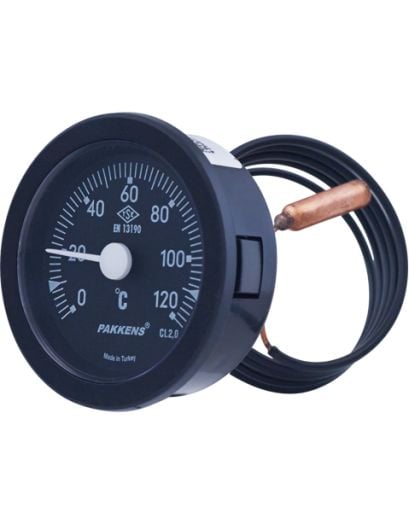 Ø50mm Gaz Dolgulu Kablolu Göstergeli Termometreler Panotip TI 050 050502