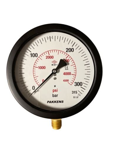 Ø160mm Alttan Bağlantılı Class 1,0 Kurutip Hassas Manometreler