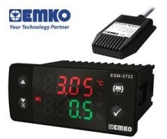 EMKO ESM 3722 KULUÇKA KONTROL CİHAZI ESM 3722.5.6.6.0.2/01.01/1.6.6.0 SSR ÇIKIŞLI 220 Volt (Sıcaklık,Raf Çevirme,Nem)