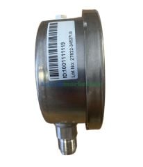 Ø100mm 0/1000 Bar Alttan Bağlantılı Komple Paslanmaz Sıvı Dolgulu CL1,0 Hassas Basınç Ölçer, Manometre G1/2'' Class 1,0 PAKKENS