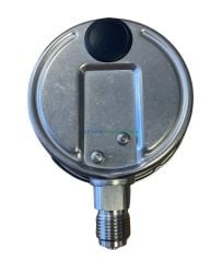 Ø100mm 0/6 Bar Alttan Bağlantılı Komple Paslanmaz Kurutip CL1,0 Hassas Basınç Ölçer, Manometre G1/2'' Class 1,0 PAKKENS