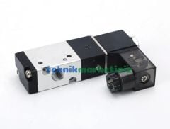 1/4'' Elektrikli 3/2 Pnömatik Yön Valfi Tek Bobin-Yay Pnomatik Solenoid Valf 3V210-08