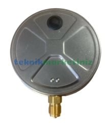 Ø160mm 0-600 Bar Alttan Bağlantılı Gliserinli, Sıvı Dolgulu G1/2'' Manometre, Basınç Göstergesi CL1,6 PAKKENS