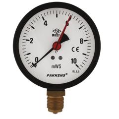 ÇAP Ø100mm PAKKENS HİDROMETRE ( mWS ) SU SÜTUNU YÜKSEKLİK ÖLÇER