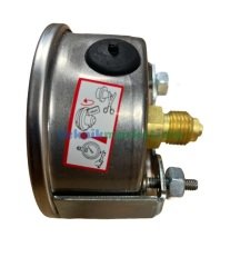 Ø63mm 0-250 Bar Panotip Arka Bağlantılı Gliserinli, Sıvı Dolgulu G1/4'' Manometre, Basınç Göstergesi CL2,5 PAKKENS