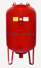 100 Litre Dikey Tip, Ayaklı, Manometreli Genleşme Tankı, Hidrofor Tankı CRUWA