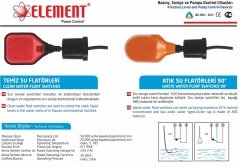 ELEMENT Kauçuk Atık Su Seviye Flatörü
