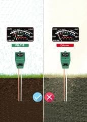 Toprak Nem, PH ve Işık Ölçer 3'ü Bir Arada TFA Dostmann 48.1000 TM832.1075