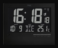 Time Line MAX' Radyo Kontrollü Duvar Saati TFA Dostmann 60.4512.54