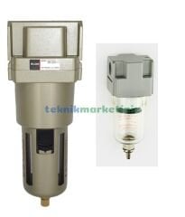 3/8'' Pnömatik Filtre, Pnomatik Hava Filtresi Su Tutucu AF Serisi