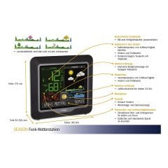 SEASON Telsiz Hava İstasyonu TFA Dostmann 35.1150.01