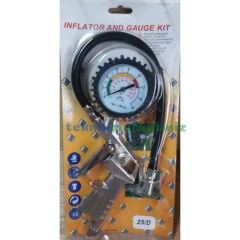 Manometreli Lastik Şişirme Tabancası, Genleşme Tankı vb. için Siboplu Hava Basma/Kontrol Tabancası