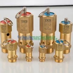 1/2'' 42 BAR Sabit Basınçlı Mühürlü CE Belgeli Emniyet Ventili YKS-612