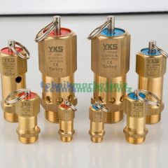 3/4'' 42 BAR Sabit Basınçlı Mühürlü CE Belgeli Emniyet Ventili YKS-657