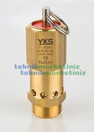 1'' 42 BAR Sabit Basınçlı Mühürlü CE Belgeli Emniyet Ventili YKS-702