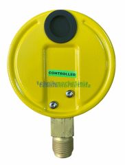 Ø100mm 0/250 Milibar Alttan Bağlantılı Kurutip Kapsül Diyaframlı Basınç Ölçer, Milibar Manometre G1/2'' CL1,6 PAKKENS