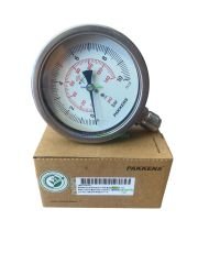 Ø100mm 0/10 Bar Alttan Bağlantılı Komple Paslanmaz Kurutip CL1,0 Hassas Basınç Ölçer, Manometre G1/2'' Class 1,0 PAKKENS