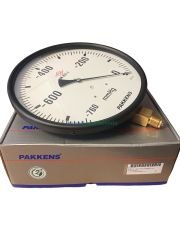 Ø250mm -760 mmHg Alttan Bağlantılı Kurutip G1/2'' Hassas Vakummetre, Vakum Göstergesi CL1,0 PAKKENS