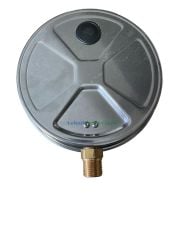 Ø160mm 0-100 Bar Alttan Bağlantılı Gliserinli, Sıvı Dolgulu 1/2'' NPT Manometre, Basınç Göstergesi CL1,6 PAKKENS