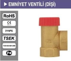 1'' İNÇ 4 BAR SABİT BASINÇLI EMNİYET VENTİLİ (DİŞİ)