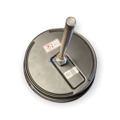 Ø160mm 0/+250°C Derece, Arkadan Çıkışlı G1/2'' Bi-Metal Sıcaklık Ölçer, Termometre, Paslanmaz Termovilli Mekanik Isı Gösterge Saati, EN 13190, CL2,0 PAKKENS, Dalma Boyu :