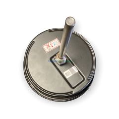Ø160mm 0/+250°C Derece, Arkadan Çıkışlı G1/2'' Bi-Metal Sıcaklık Ölçer, Termometre, Paslanmaz Termovilli Mekanik Isı Gösterge Saati, EN 13190, CL2,0 PAKKENS, Dalma Boyu :