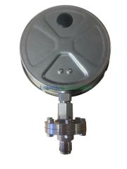 Ø160mm 0/4 Bar Diyafram Ayırıcılı(050020) Alttan Bağlantılı Komple Paslanmaz Kurutip CL1,0 Hassas Basınç Ölçer, Manometre G1/2'' Class 1,0 PAKKENS