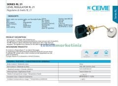 CEME Seviye Şamandırası, Seviye Şalteri 1''