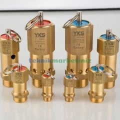 1/2'' 9 BAR Sabit Basınçlı Mühürlü CE Belgeli Emniyet Ventili YKS-146