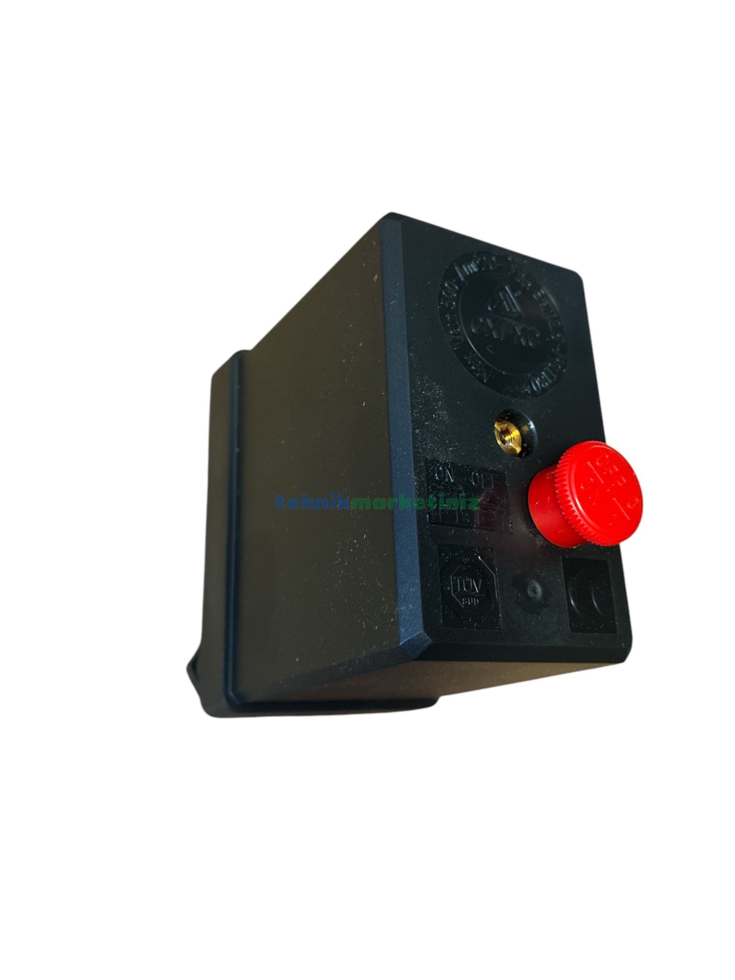 Basınç Şalteri 380 Volt, 12 Bar(180 psi), 3/8''  5 Yollu Tahliyeli On/Off Kompresör Basınç Şalteri