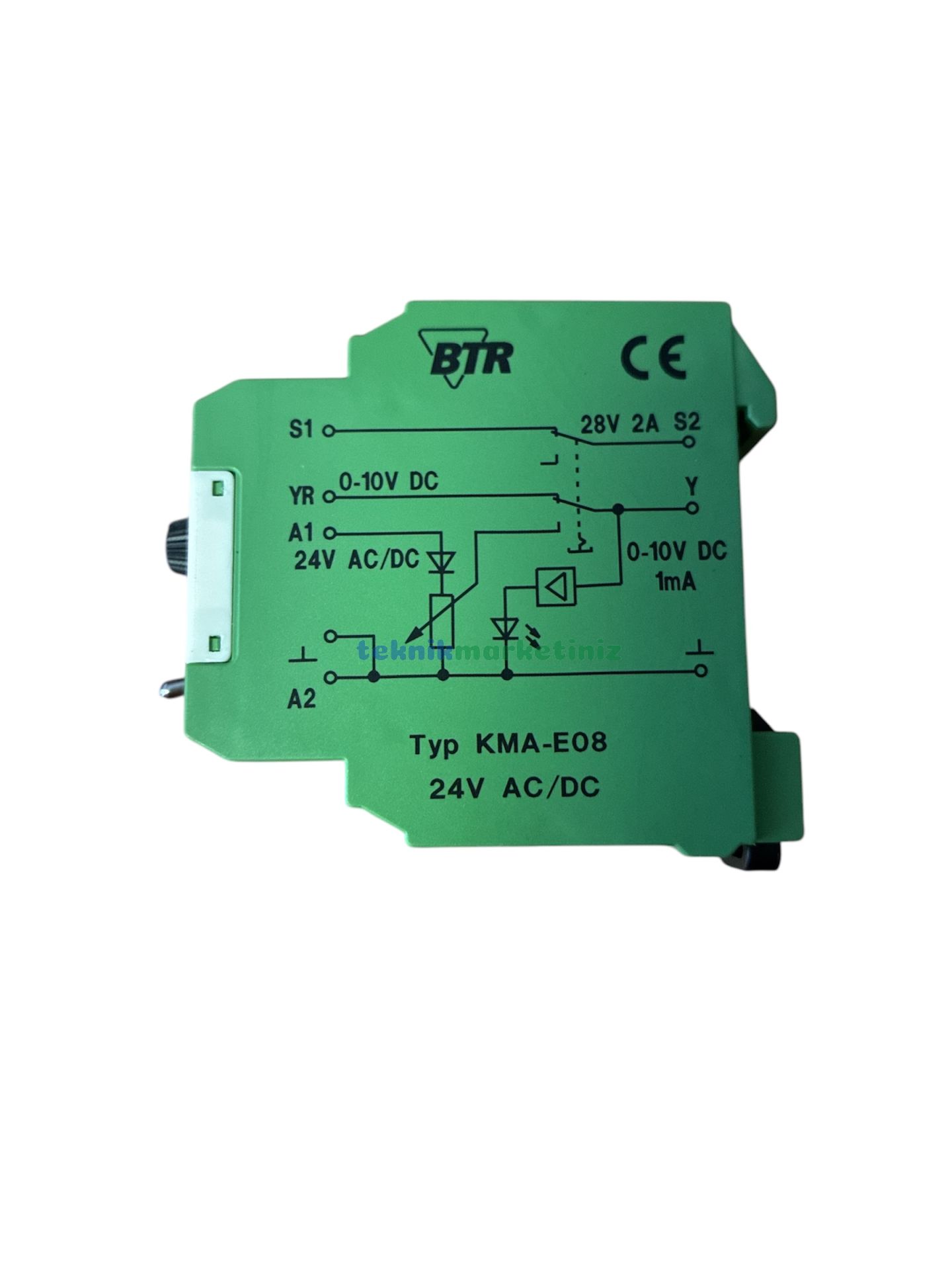 BTR KMA-E08 24V AC/DC , 0-10 V DC Selector Auto/Manuel