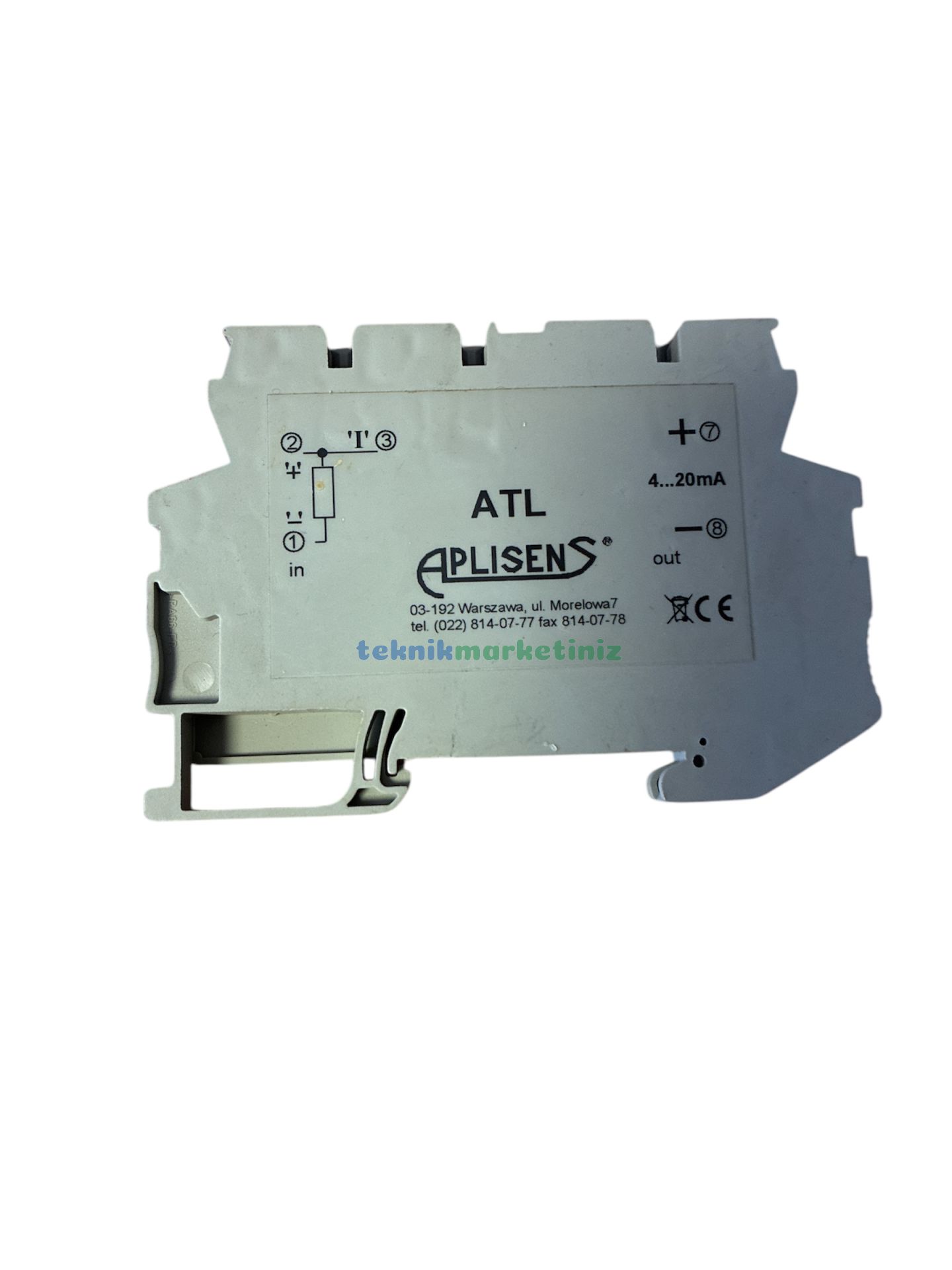 APLİSENS ATL Ray Montaj 4-20 mA Sıcaklık Transmitteri Sinyal Dönüştürücü