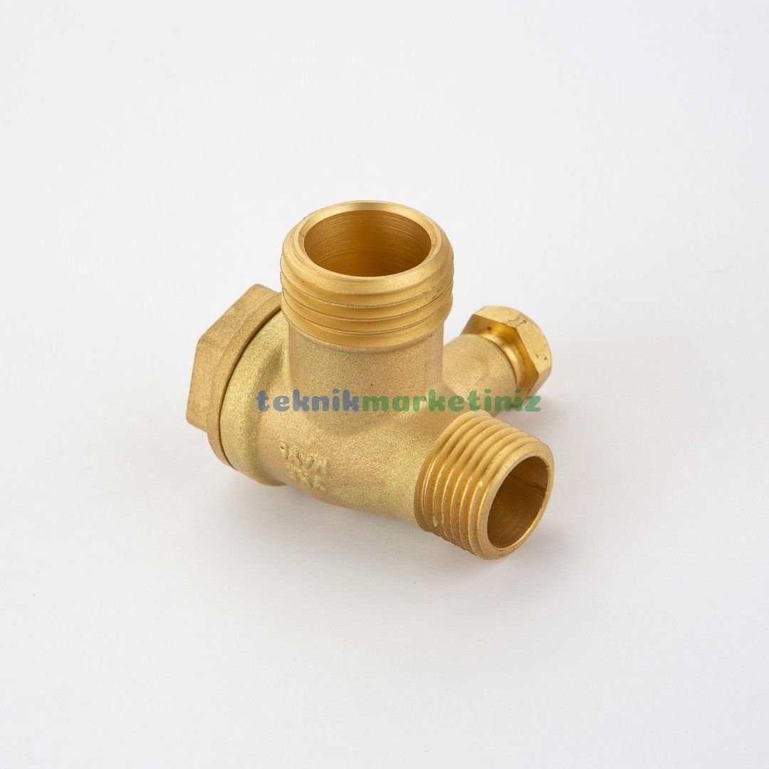 MAY-5 Kompresör Çekvalfi,  3/8'', 1/2'', 1/8'' Dişli Kompresör Çekvalfi YKS MAY5