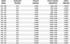 3/4'' Sabit Basınçlı Mühürlü YKS Emniyet Ventilleri 2 / 20 Bar Arası (Kompresör Emniyet Ventili)