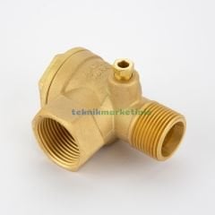 MAY-30/2D Kompresör Çekvalfi, M30X2mm, 1'',  1/8”–Q6 mm Dişli Kompresör Çekvalfi YKS MAY30/2D