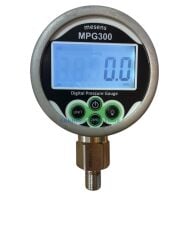 -1/+1 Bar Dijital Vakummetre-Manometre Bar,mmHg,Psi,mBar,kPa,kgf/cm2,mH2O,inHg,Torr Göstergeli Ø80mm Dijital Basınç Göstergesi 1/4''