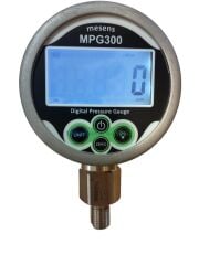 -1/+1 Bar Dijital Vakummetre-Manometre Bar,mmHg,Psi,mBar,kPa,kgf/cm2,mH2O,inHg,Torr Göstergeli Ø80mm Dijital Basınç Göstergesi 1/4''