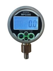 -1/+1 Bar Dijital Vakummetre-Manometre Bar,mmHg,Psi,mBar,kPa,kgf/cm2,mH2O,inHg,Torr Göstergeli Ø80mm Dijital Basınç Göstergesi 1/4''