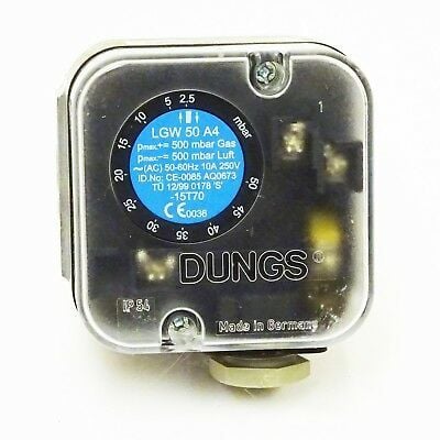 DUNGS LGW 50 A4 Hava/Gaz Presostatı 2,5 - 50 mbar - 251592 (272342)