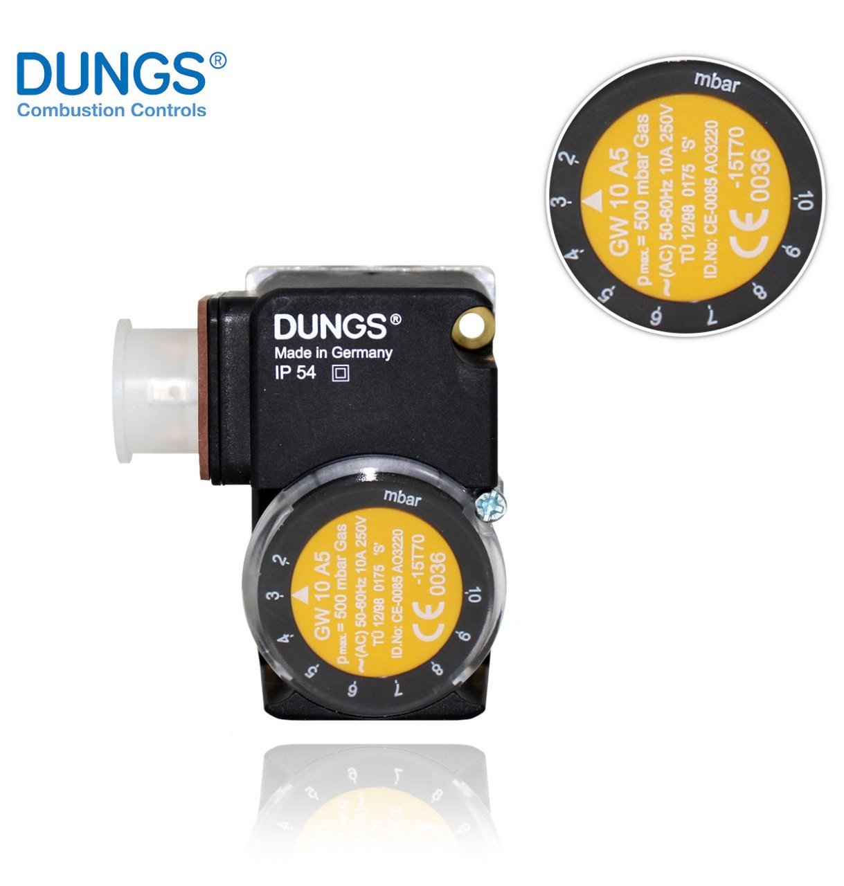 DUNGS GW 10 A5 Hava/Gaz Presostatı 2 - 10 mbar - 272350 (225938)