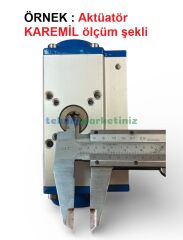 RA40DA Çift Etkili Pnömatik Aktüatör TORK RA 40 DA 11mm
