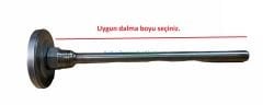Ø63mm 0/+500°C Derece, Arkadan Çıkışlı G1/2'' Bi-Metal Sıcaklık Ölçer, Termometre, Paslanmaz Termovilli Mekanik Isı Gösterge Saati, EN 13190, CL2,0 PAKKENS, Dalma Boyu :