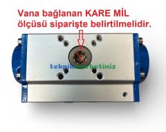 RA75DA Çift Etkili Pnömatik Aktüatör TORK RA 75 DA 11mm