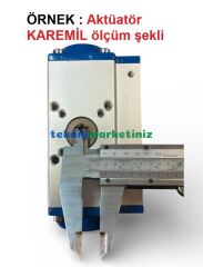 RA80DA Çift Etkili Pnömatik Aktüatör TORK RA 80 DA 9mm